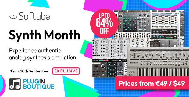 Softube Synth Month Sale (Exclusive)