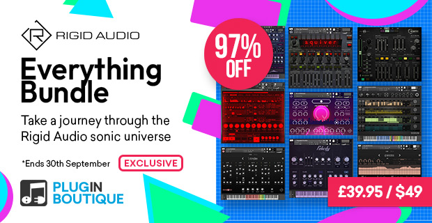 Rigid Audio Everything Bundle Synth Month Sale (Exclusive)