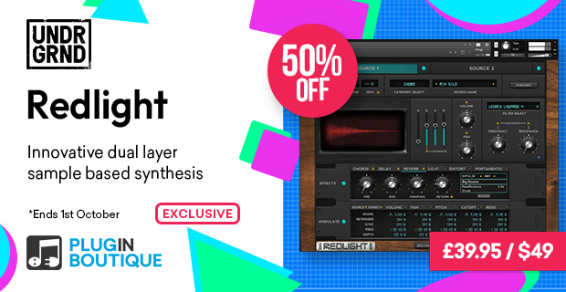 UNDRGRND Sounds Redlight Synth Month Sale (Exclusive)