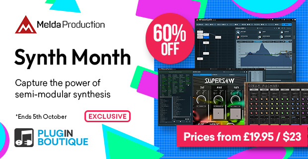 MeldaProduction Synth Month Sale (Exclusive)