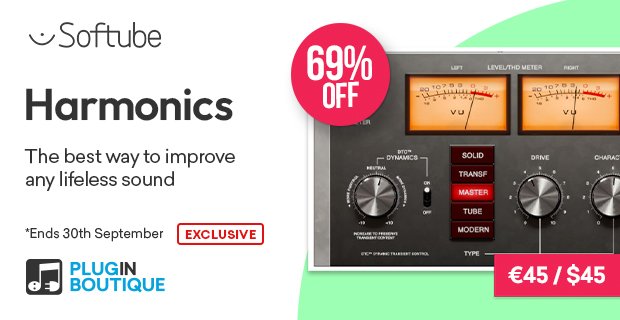 Softube Harmonics Flash Sale (Exclusive)