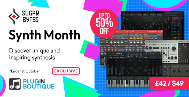 Sugar Bytes Synth Month Sale (Exclusive)