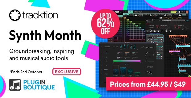 Tracktion Synth Month Sale (Exclusive)