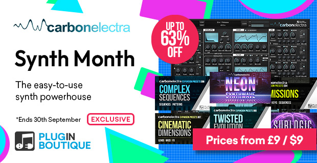 Plugin Boutique Carbon Electra Synth Month Sale (Exclusive)