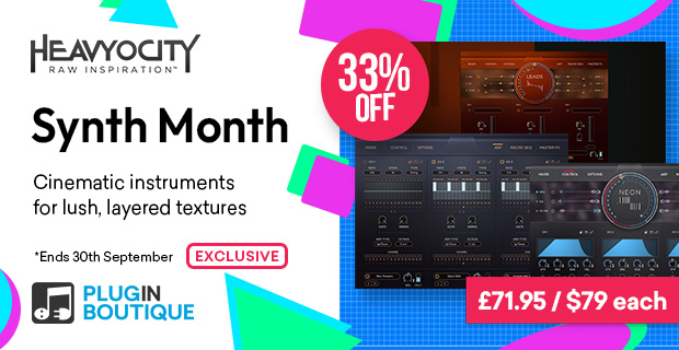 Heavyocity Synth Month Sale (Exclusive)