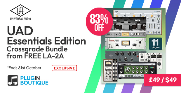 Universal Audio Essentials Edition Crossgrade Bundle from FREE LA-2A Sale (Exclusive)