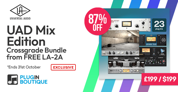 Universal Audio Mix Edition Crossgrade Bundle from FREE LA-2A Sale (Exclusive)
