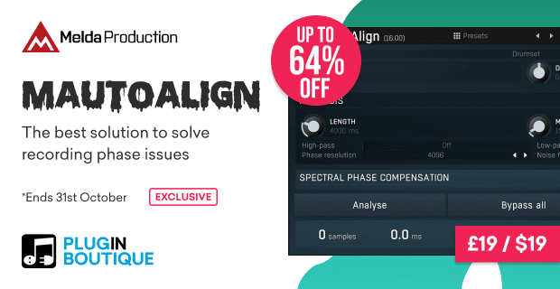 MeldaProduction MAutoAlign Halloween Sale (Exclusive)