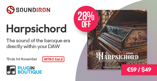 Soundiron Harpsichord Intro Sale