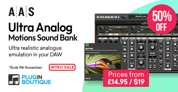 AAS Ultra Analog VA-3 Motions Sound Bank Intro Sale (Exclusive)