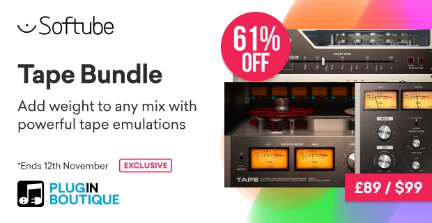 Softube Tape Bundle Black Friday Sale (Exclusive)