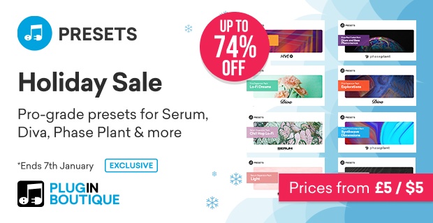 Plugin Boutique Presets Holiday Sale (Exclusive)