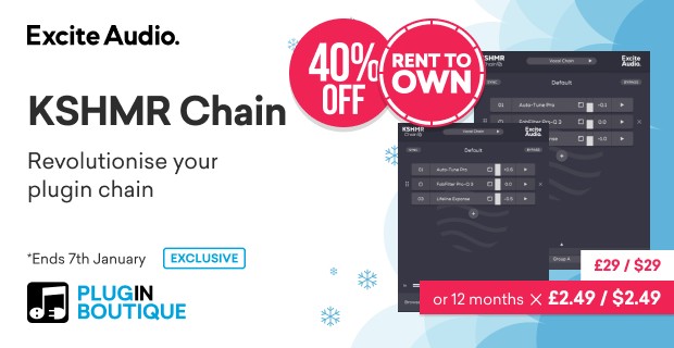 Excite Audio KSHMR Chain Holiday & Rent To Own Sale (Exclusive)