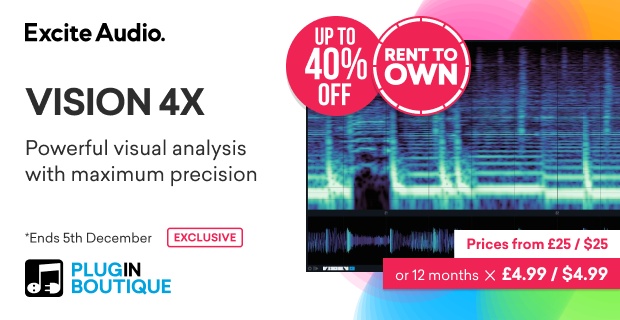 Excite Audio VISION 4X Black Friday & Rent To Own Sale (Exclusive)