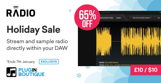 Plugin Boutique Radio Holiday Sale (Exclusive)