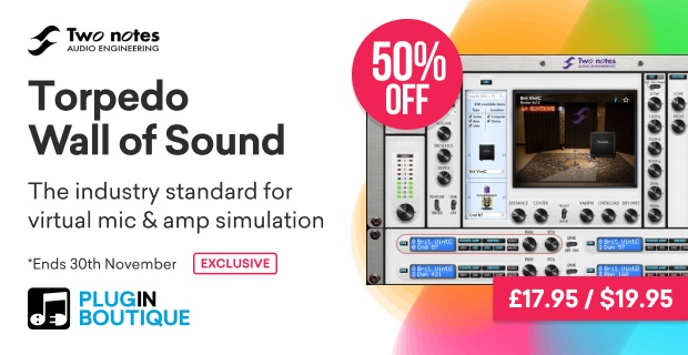 Two Notes Audio Engineering Torpedo Wall of Sound Black Friday Sale (Exclusive)