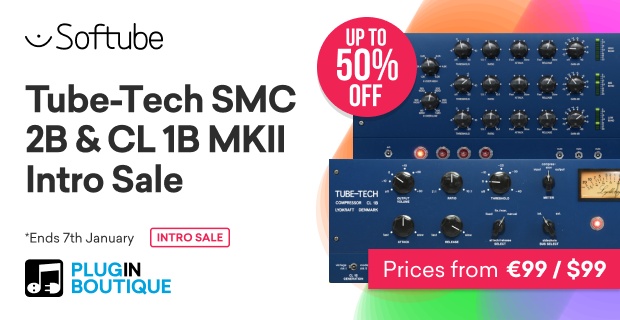 Softube Tube-Tech SMC 2B & CL 1B MKII Intro Sale