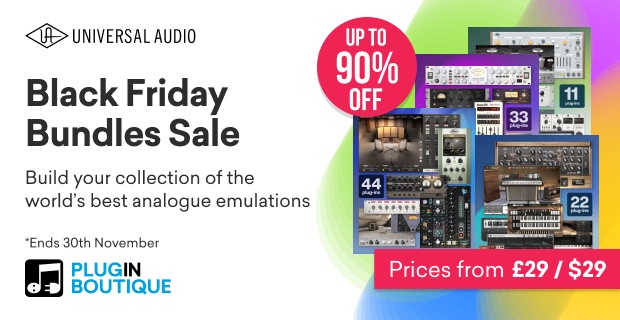 Universal Audio UAD Black Friday Bundles Sale
