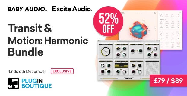 Baby Audio Transit & Excite Audio Motion Harmonic Bundle Sale (Exclusive)