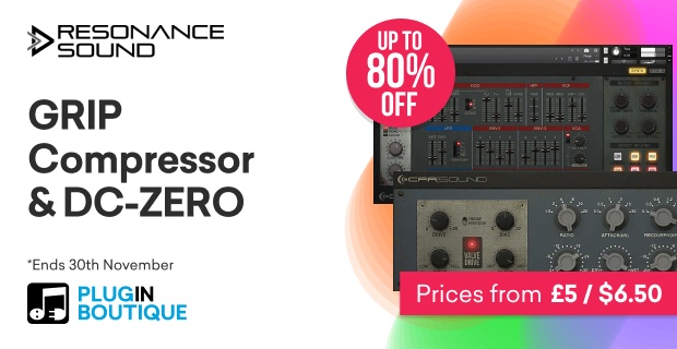 Resonance Sound DC-Zero & GRIP Compressor Black Friday Sale (Exclusive)