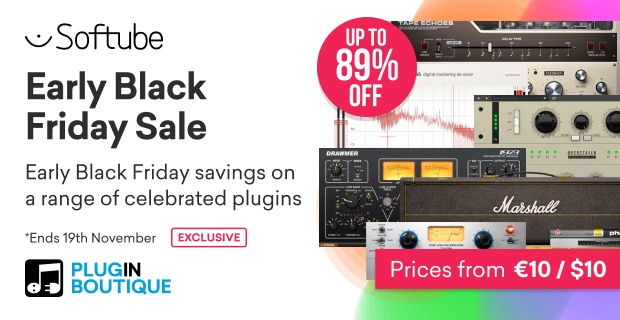 Softube Early Black Friday Sale (Exclusive)