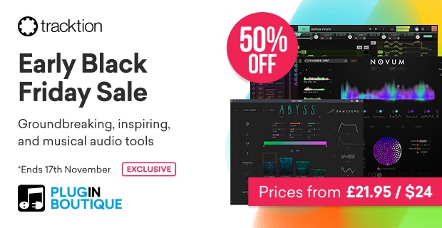 Tracktion Black Friday Early Access Sale (Exclusive)