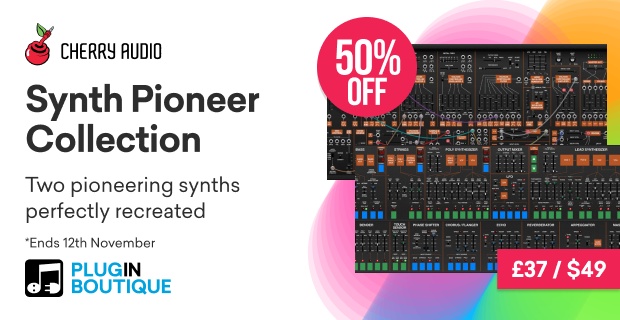 Cherry Audio Synth Pioneer Collection Black Friday Sale