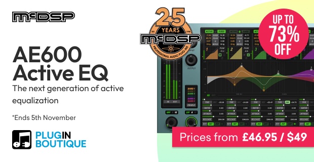 McDSP 25th Anniversary Sale - AE600 Active EQ