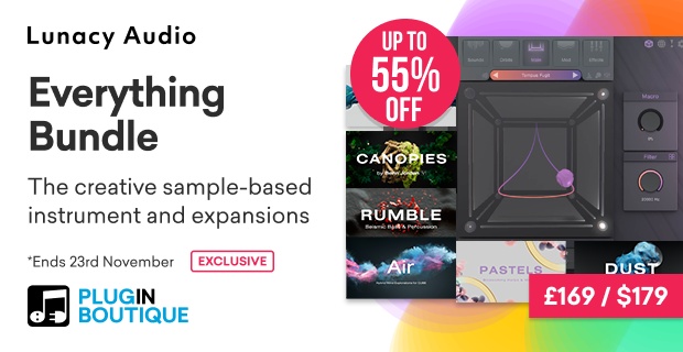 Lunacy Audio Everything Bundle Early Black Friday Sale (Exclusive)