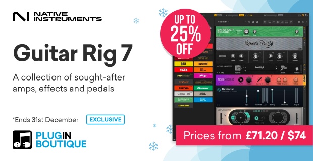 Native Instruments Guitar Rig 7 Pro Holiday Sale