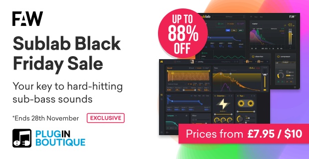 Future Audio Workshop Sublab Black Friday Sale (Exclusive)