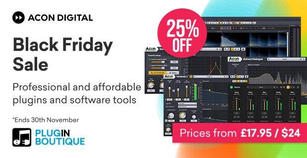 Acon Digital Black Friday Sale