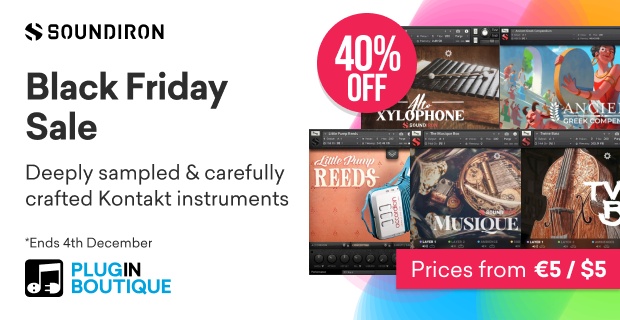 Soundiron Black Friday Sale