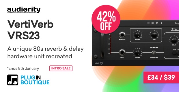 Audiority VertiVerb VRS23 Intro Sale