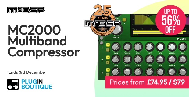 McDSP 25th Anniversary Sale - MC2000 Multi-Band Compressor