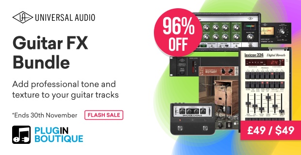 Universal Audio UAD Guitar FX Bundle Flash Sale