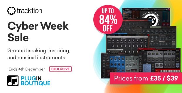 Tracktion Cyber Week Sale (Exclusive)