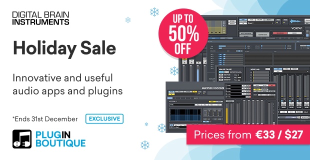 Digital Brain Instruments Holiday Sale (Exclusive)