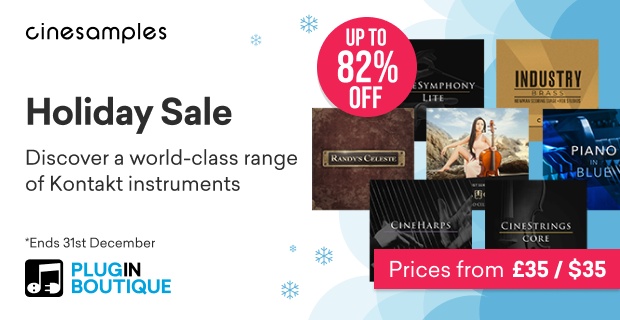 Cinesamples Holiday Sale 