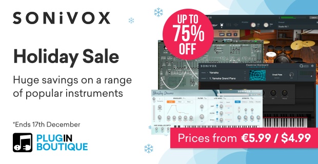 SONiVOX Holiday Sale