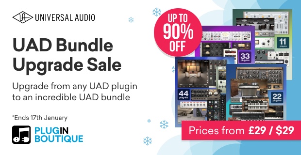 Universal Audio UAD Bundle Upgrade Sale