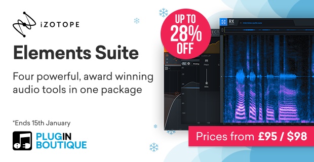 iZotope Elements Suite Holiday Sale
