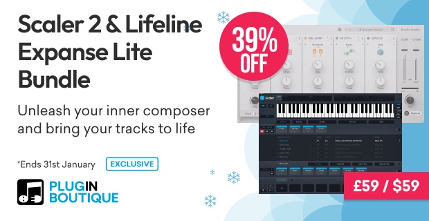 Plugin Boutique Scaler 2 x Excite Audio Lifeline Expanse Lite Bundle Sale (Exclusive)