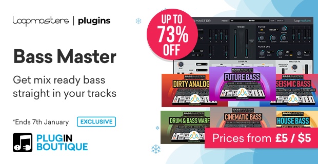 Loopmasters Plugins Bass Master Holiday Sale (Exclusive)
