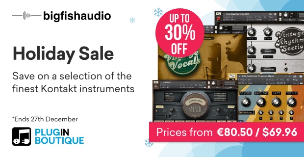 Big Fish Audio Holiday Sale