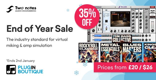 Two Notes Audio Engineering End of Year Sale