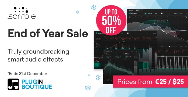 sonible End of Year sale 
