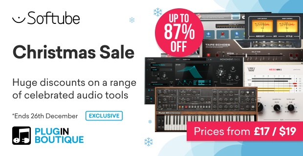 Softube Christmas Sale (Exclusive)