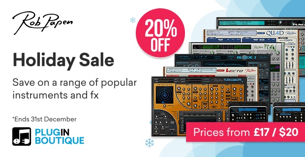 Rob Papen Holiday Sale
