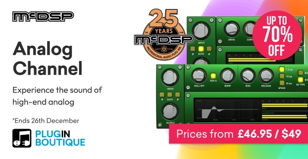 McDSP 25th Anniversary Sale - Analog Channel